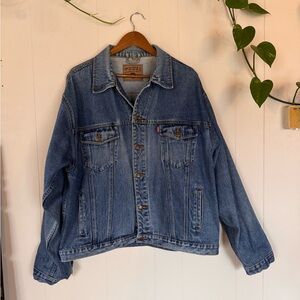 Vintage Denim Trucker Jacket | Classic Blue | Unisex